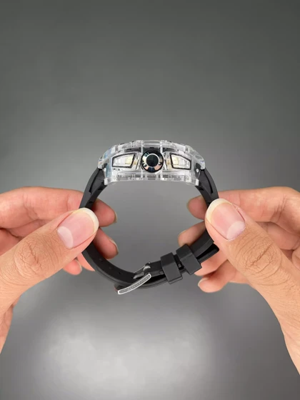 ساعت مچی ریچارد میل کورنوگراف قاب پلاستیکی مشکی Richard Mille