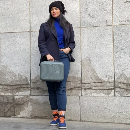 چمدان نشکن مندوزا مدل MENDOZA - MDZ608 SERIES سری 4 عددی (به همراه چمدان آرایشی هدیه)