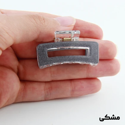 کلیپس دخترانه مدل مستطیل خطی شاین دار