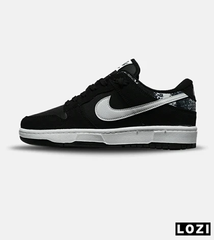 کفش کتانی مردانه و زنانه مشکی سفید NIKE AIR JORDAN مدل 8224