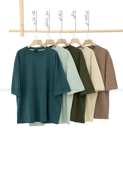 تیشرت لانگ رنگی کد1005294