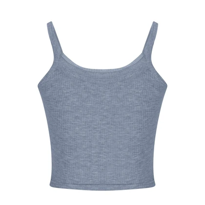 مینی تاپ کبریتی زنانه آبی استرادیواریوس Stradivarius