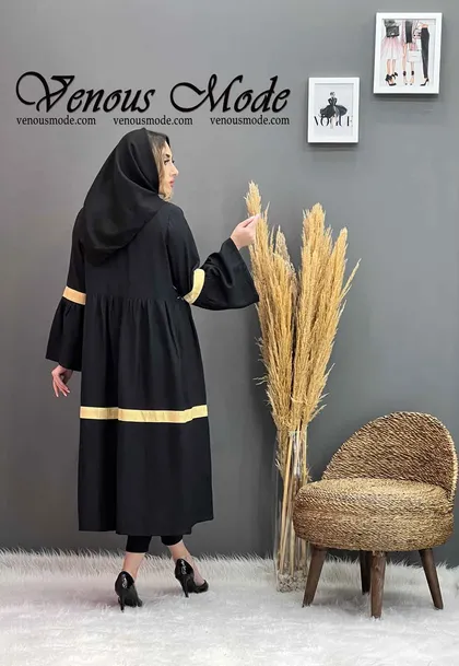 مانتو گلدوزی بلند