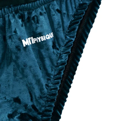 مایو بادی بیلدینگ مردانه موتی فیزیک مدل MTP-3P1442 مخملی آبی نفتی