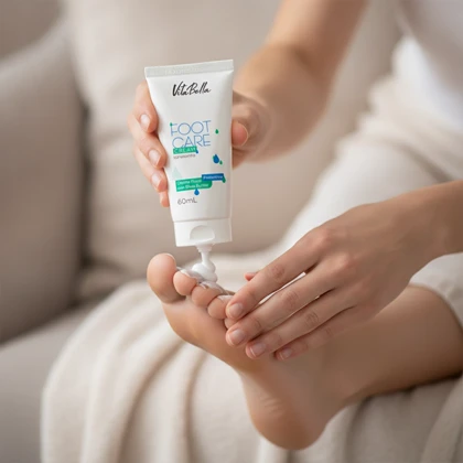 کرم مراقبت از پا ویتا بلا مدل Foot Care Cream Protective با شی باتر حجم 60 میلی‌لیتر