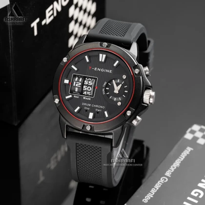 ساعت مچی تی انجین T-Engine Drum Chrono 3952