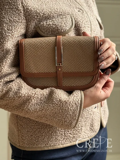 کیف دورنگ طرح کبریتی