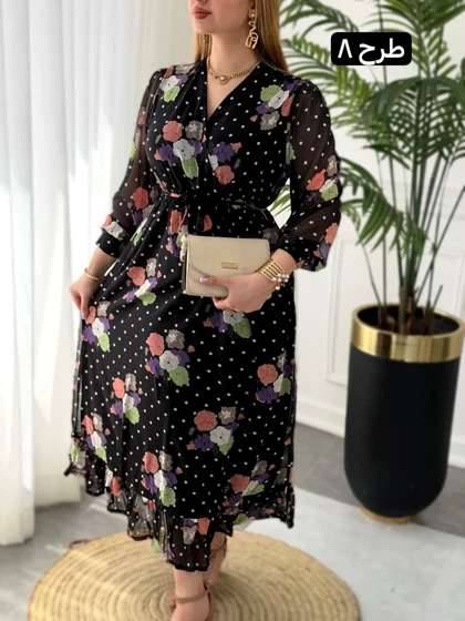 پیراهن روزمره مهتاب 0257