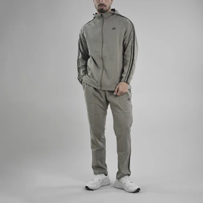 ست سویشرت و شلوار گرمکن اسپرت الو مدل 17006 خاکی