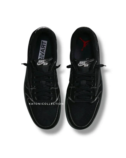 نایک ایر جردن وان تراویس اسکات بلک فانتوم nike Air jordan 1 Travis Scott black phantom