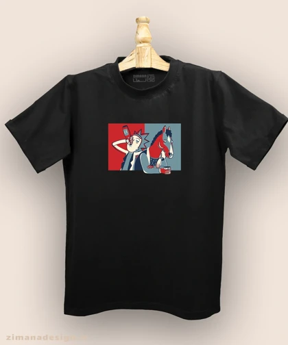 تیشرت مردانه و زنانه طرح ریک اند مورتی کد 887