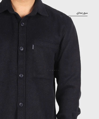 پیراهن فوتر مردانه تک جیب 0958