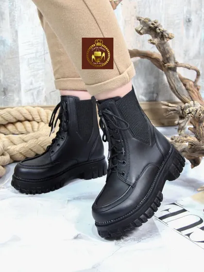 بوت پوتین لژدار طبی بندی زنانه F 21