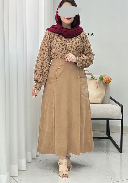 ست شومیز و دامن ملیسا