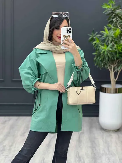 بارانی پشت و آستین گت