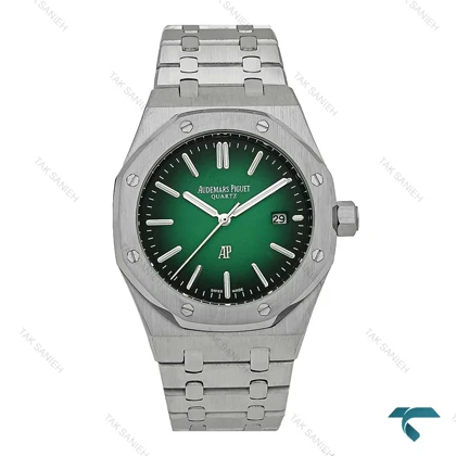 ساعت مردانه اودمار پیگه استیل صفحه سبز AP-7516-G