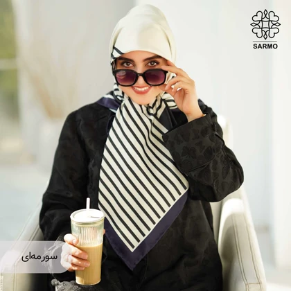 روسری ابریشم کجراه پیچک