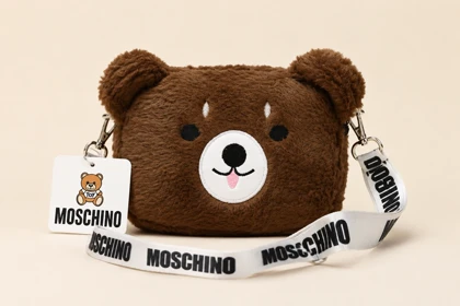 کیف دوشی پولیشی طرح خرس مدل Moschino – فانتزی و کیوت