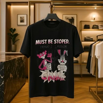 تیشرت خفن کاراکترهای Pink Panther و Rabbit Bunny مد استریت