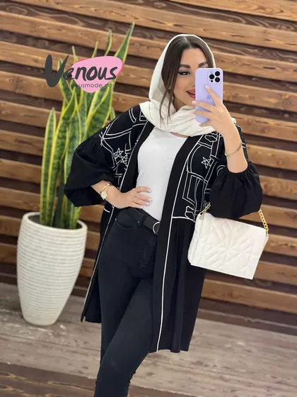 مانتو عروسکی خامه دوزی