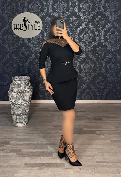 پیراهن کمر نگین : 8567