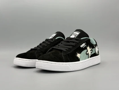 کتانی پوما سوئد ریپ ان دیپ مشکی سبز/Puma suede RIPNDIP