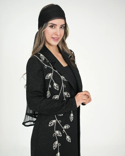 مانتو بلند ژاکارد آمیتا