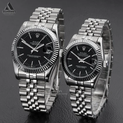 رولکس دیت جاست صفحه مشکی Rolex datejust SB2