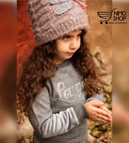بلوز شلوار تو کرکی دخترانه مدل جغد