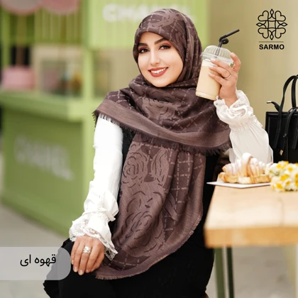 روسری نخ ابریشم یکتا گل