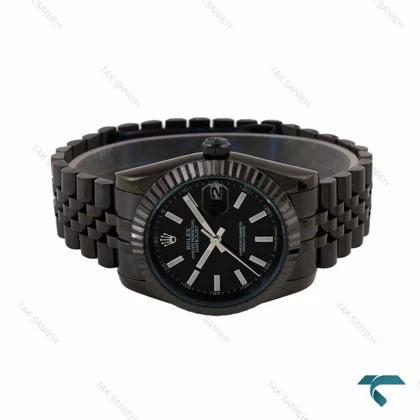 ساعت مردانه رولکس دیت جاست فول مشکی Rolex-6847-G