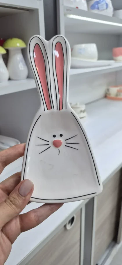 ظرف سرامیک کنار گازی خرگوش