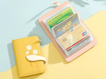 کیف کارت زنانه و دخترانه کوچک گل‌دار TAOMICMIC Y8896 wallet women