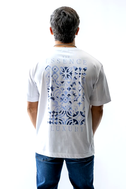 تیشرت آستین کوتاه چاپی مردانه