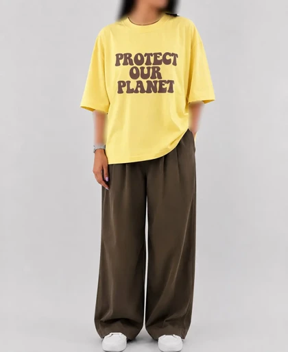 تیشرت باکسی PLANET