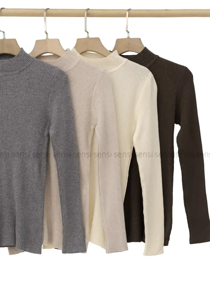 بلوز بافت یقه 5سانت وارداتی کد1004592