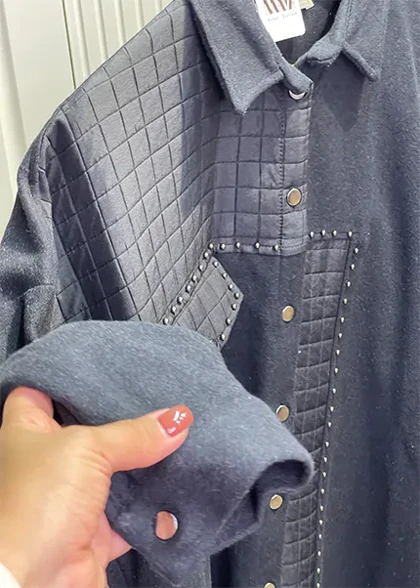 شومیز ترکیب پافر