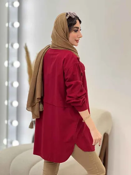 مانتو دو جیب پیله رکسانا