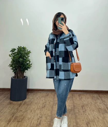 کت پشمی آلبالو