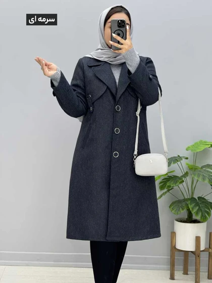 مانتو پاییزه توئیت ودینا کد 458291