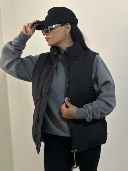 پافر مشکی بدون کلاه 96312