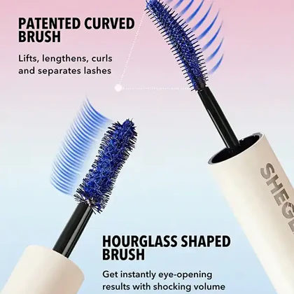 ریمل دوسر ضد آب آبی شیگلم Sheglam All In One Volume & Length Mascara