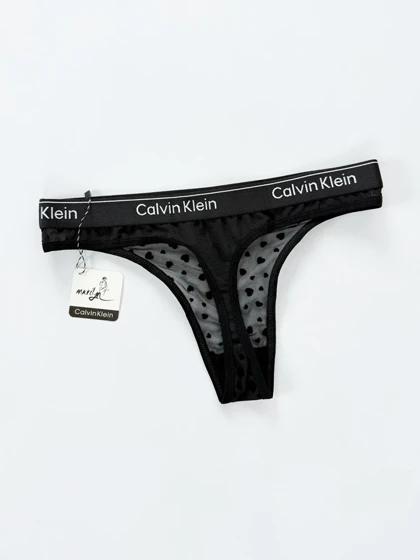 شورت بکلس گیپور طرح قلب نوشته Calvin klein