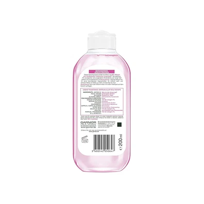تونر گیاهی و آرامش بخش پاک کننده صورت مدل Rose Extract برند Garnier