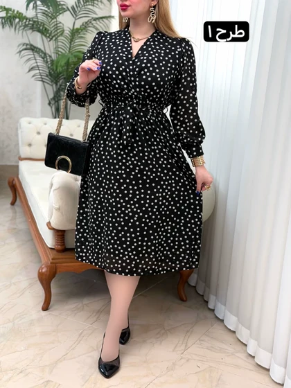 پیراهن حریر چپ و راستی 3962