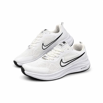 کفش کتانی مردانه و بزرگ پا مدل نایک زوم سفید NIKE ZOOM
