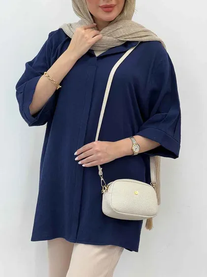 شومیز جلو بسته ارکیده