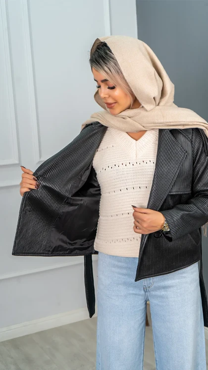 پالتو چرم زنانه آرتینا