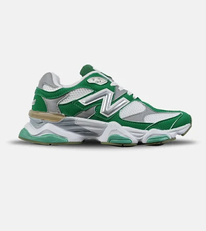 کفش کتانی زنانه سفید طوسی سبز NEW BALANCE 9060 مدل 7562