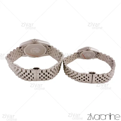 ست ساعت سیتیزن نقره ای صفحه طوسی 105656